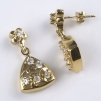 Серьги, серебро 925, циркон 001 01 21-01326 2010 г инфо 12352z.